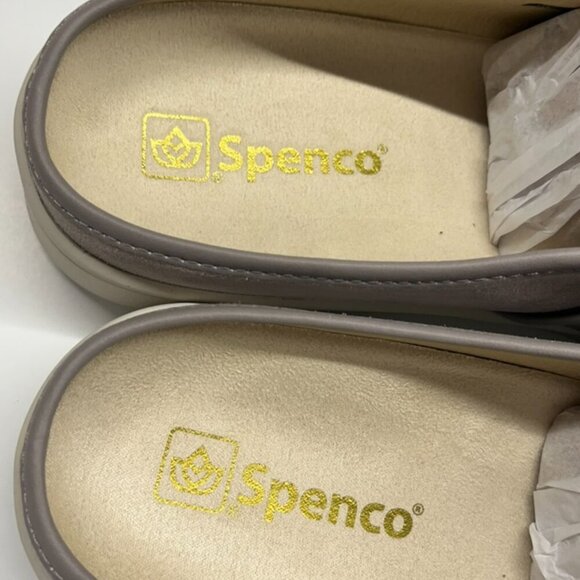 New in Box Spenco Women's Barbados Slide Mule in Dove Grey Size 12 - Picture 4 of 6